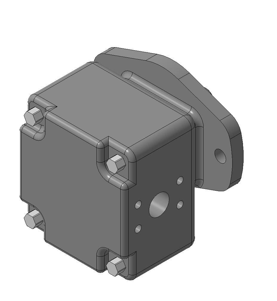 3D модель Насос шестеренный Parker 620-0210