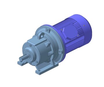 3D модель Мотор-редуктор планетарный 3МП-31,5-140-2,2