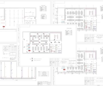 Чертеж Проектирование магазина бытовой техники