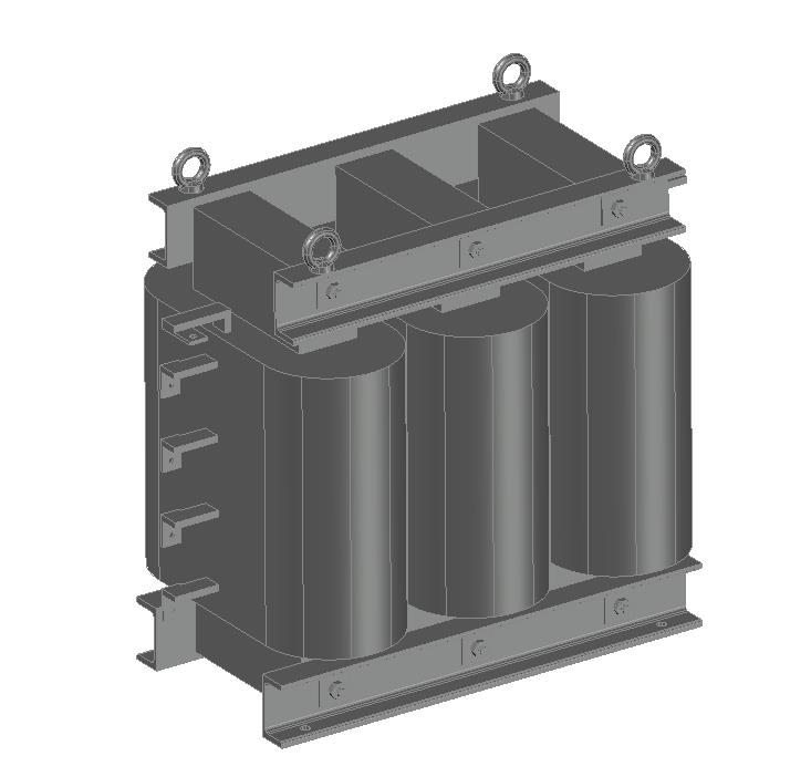 3D модель 3D модель трансформатора ТЭСК 63/52
