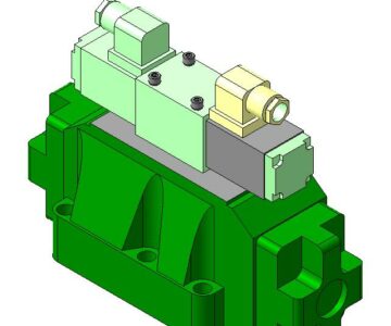 3D модель Гидрораспределитель 1Р203