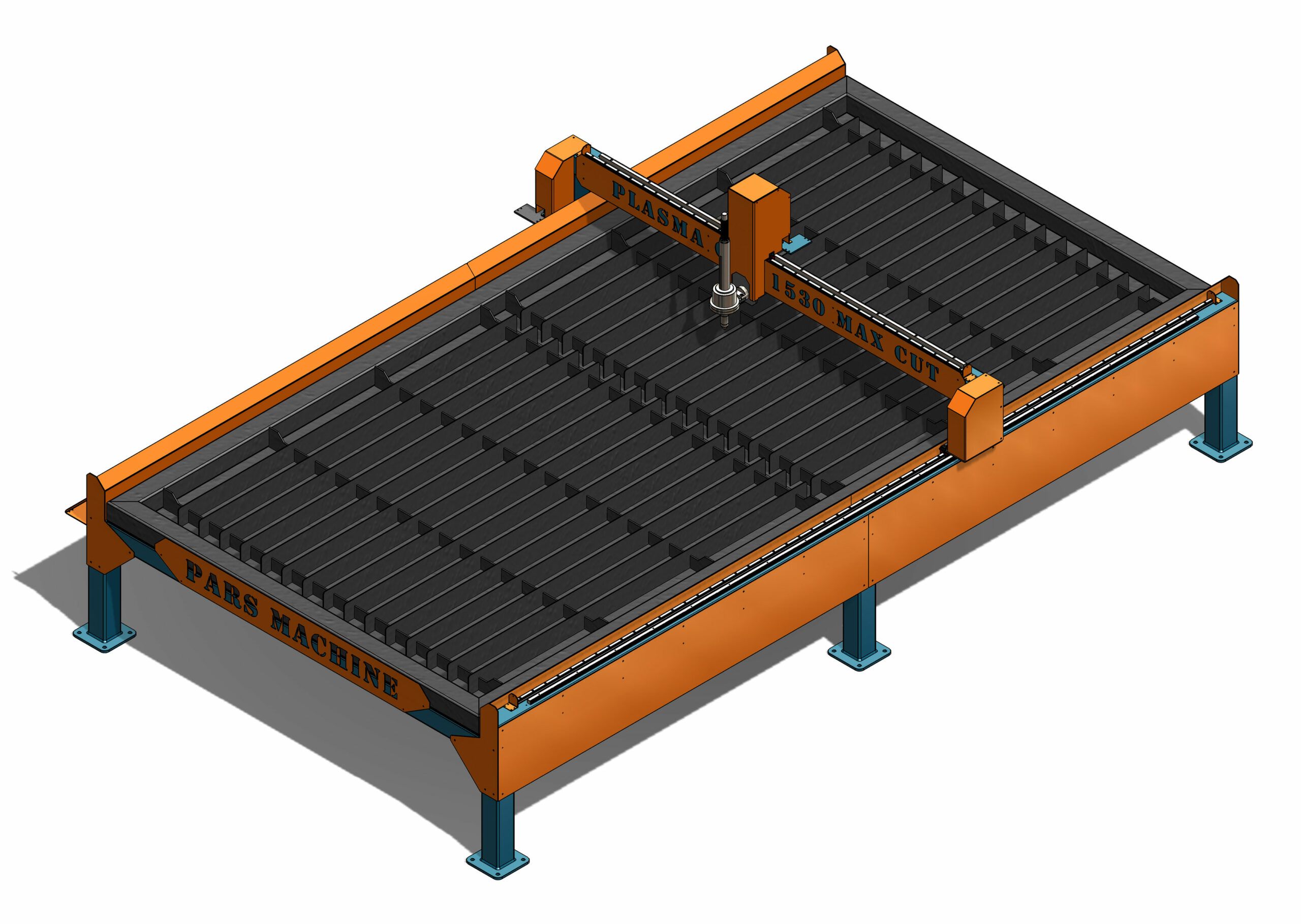 3D модель Плазменный резак 1.5 x 3.0m ЧПУ
