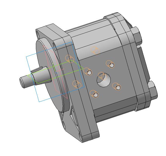 3D модель Насос 1PF2G2 Rexroth