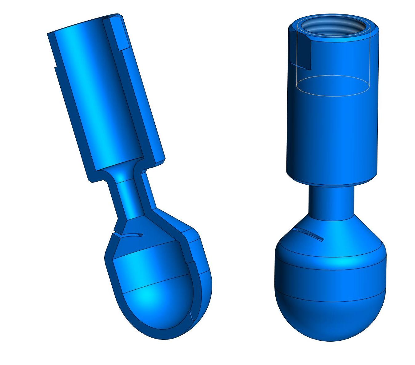 3D модель Моющая головка щелевая 1/2"