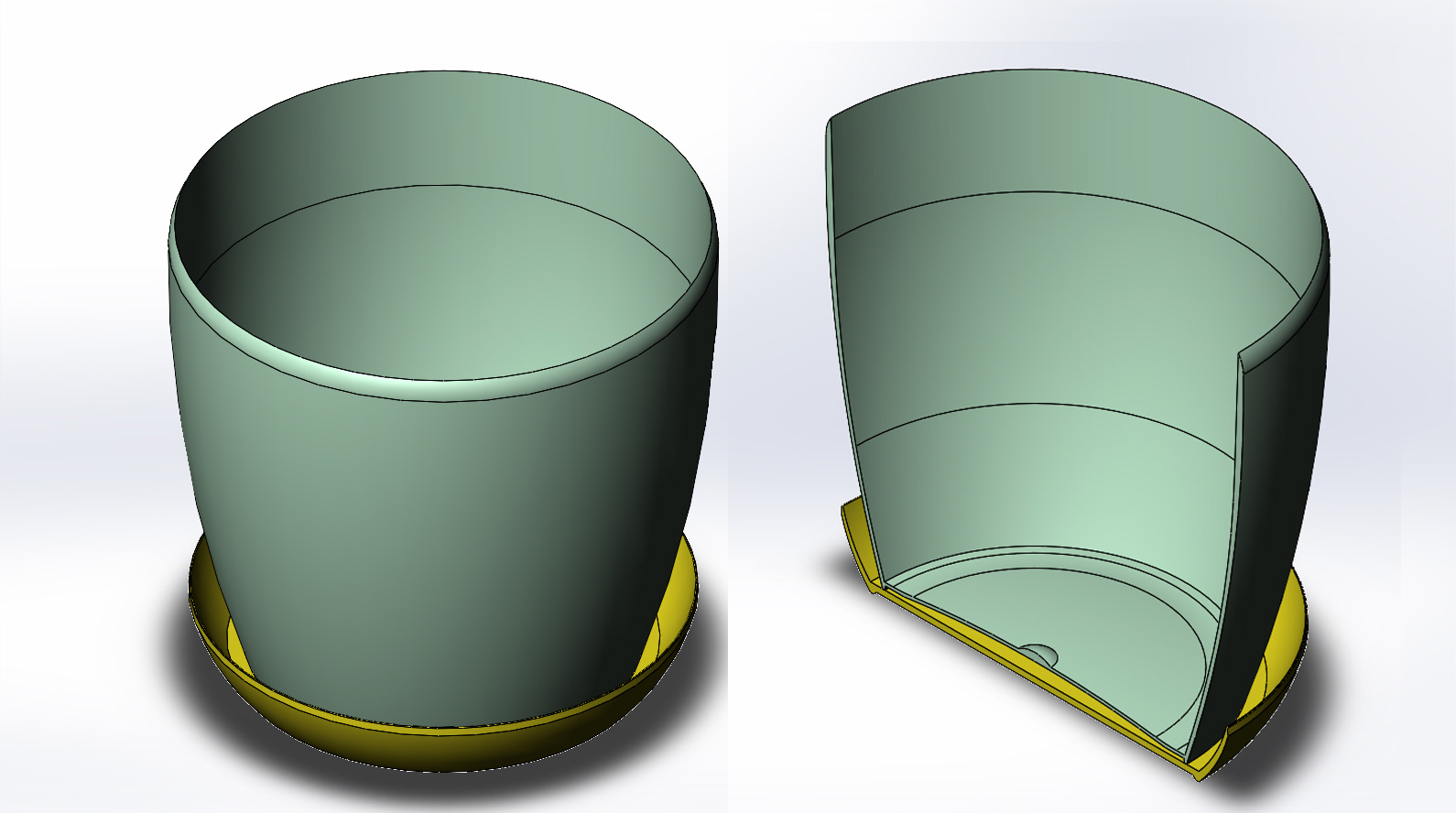 3D модель Кашпо 1,1л