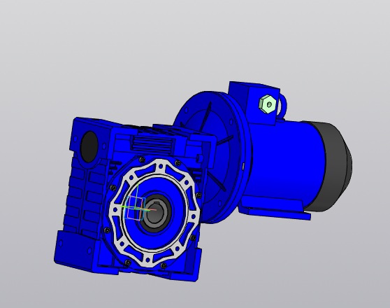 3D модель 3D модель редуктора NMRW130-7.5 с PAM 132B5