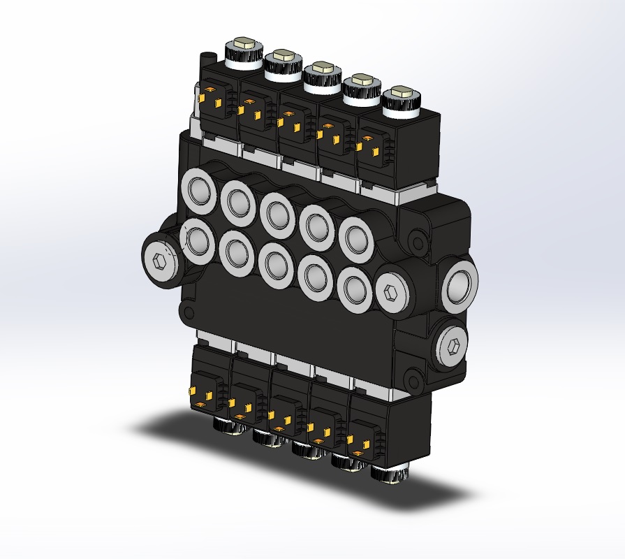 3D модель Гидрораспределитель 05Z80 АAAAА ES3 24 VDC G (80 л)