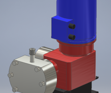 3D модель Мембранный насос НДМ-1-2,5-100