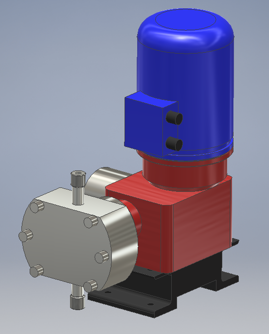 3D модель Мембранный насос НДМ-1-2,5-100