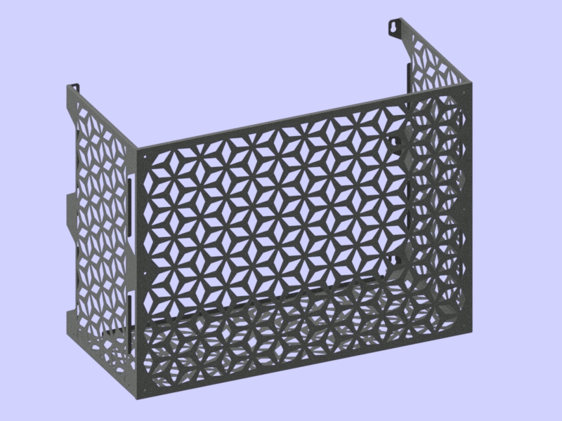 3D модель Корзина для кондиционеров 1000x450x750