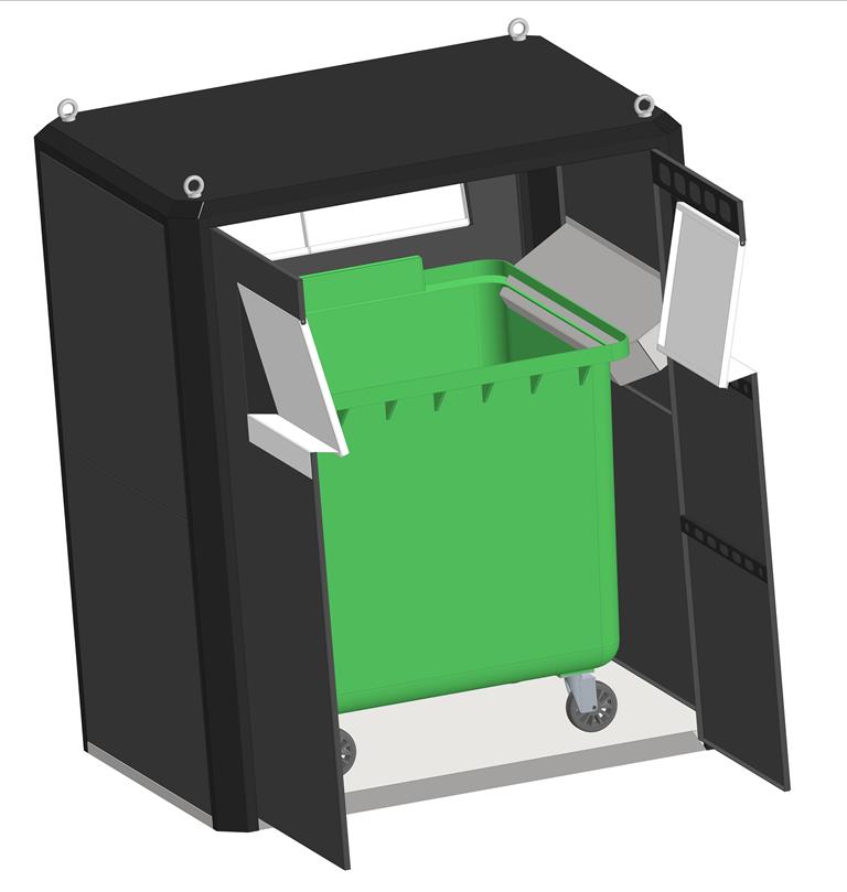 3D модель Модуль сбора ТКО