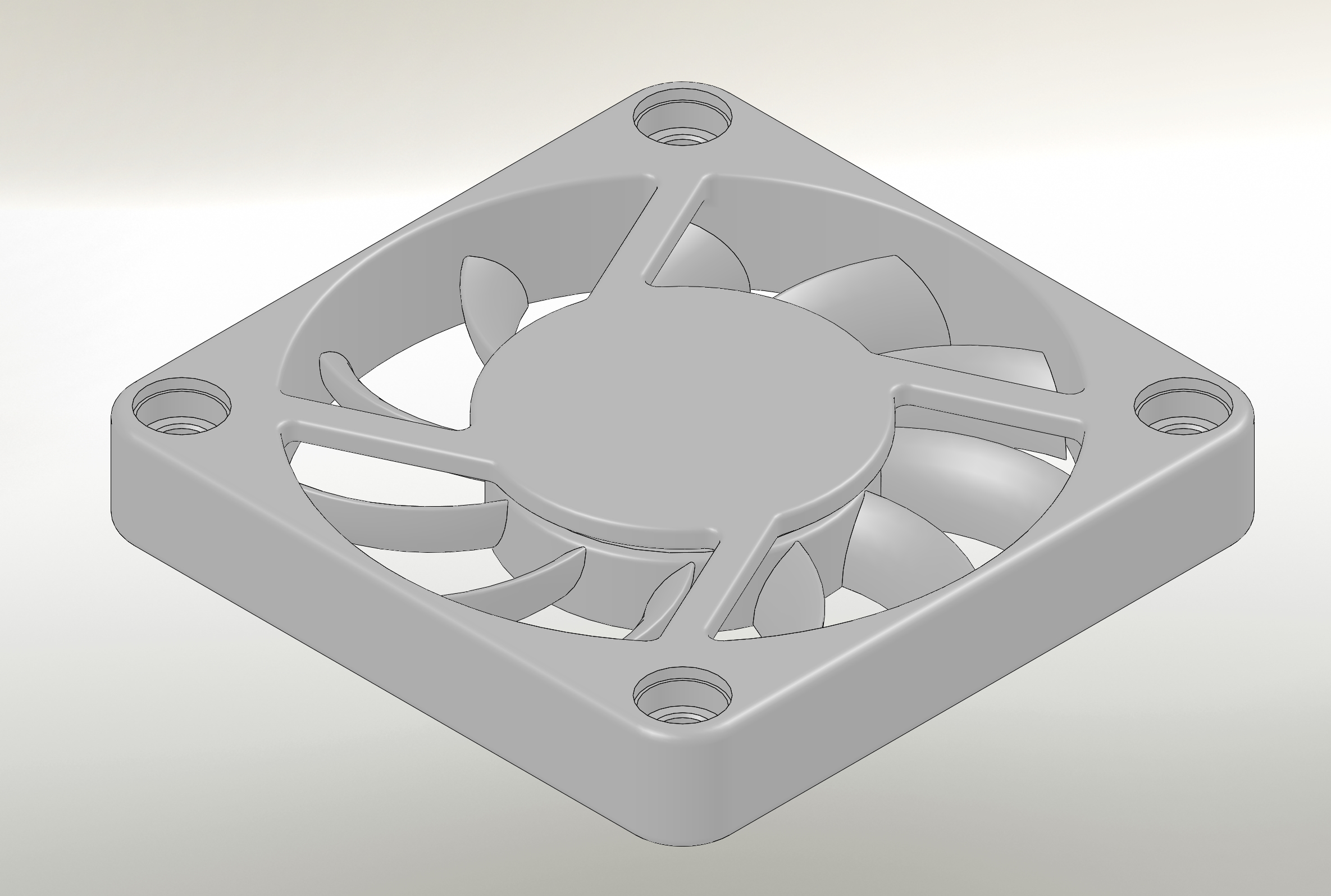 3D модель Вентилятор Evercool EC6010M12E