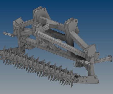 3D модель Плуг глубокорыхлитель PG 2.4