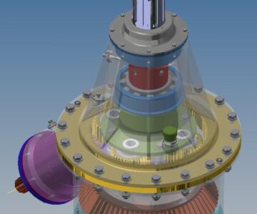 3D модель Редуктор вертолёта (частота вращения выходного вала - 180 об/мин)