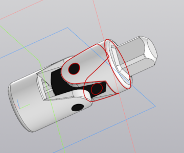 3D модель Карданчик 1/4