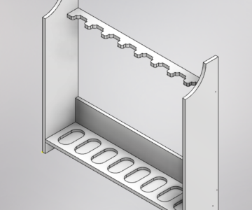 3D модель Оружейная стойка