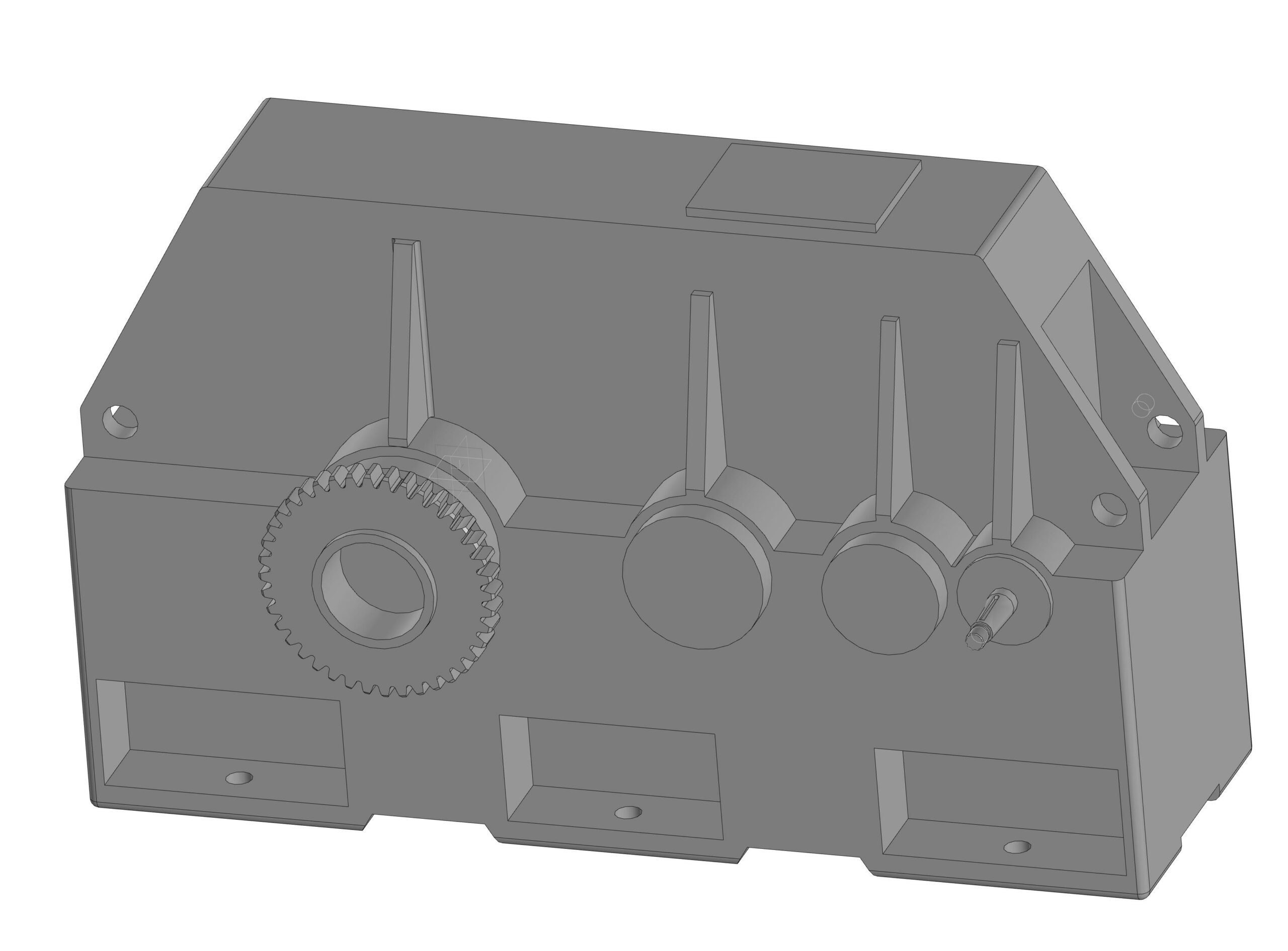 3D модель Редуктор Ц3У-315Н-200-32КМ-2 ver