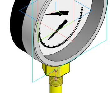 3D модель Термоманометр ТМТБ-31 (0-1,6МПа)