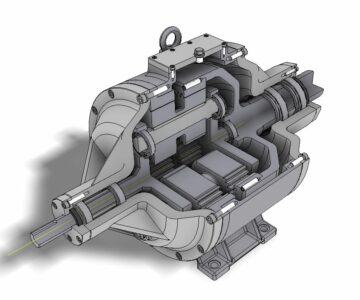 3D модель Планетарный редуктор i=20