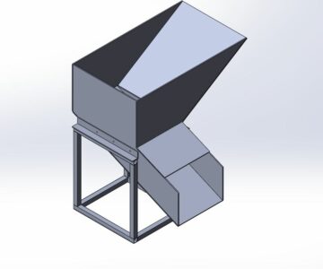 3D модель Лоток для сбора деталей на ТПА ENGEL VC200-80