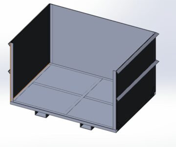 3D модель Контейнер строительный