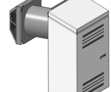 3D модель Парапетный газовый котел 15 кВт