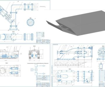 Чертеж Проектирование водометного движителя гусеничной машины "EFV (USA)