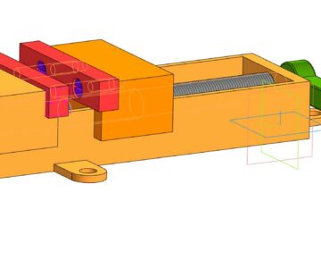 3D модель Тиски станочные 117мм