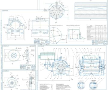 Чертеж Расчёт и разработка пластинчато-роторного насоса
