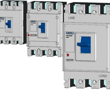 3D модель Автоматические выключатели ANDELI ADM3, габариты 125L/250L/400L/3300