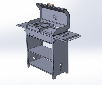 3D модель Мангал-гриль
