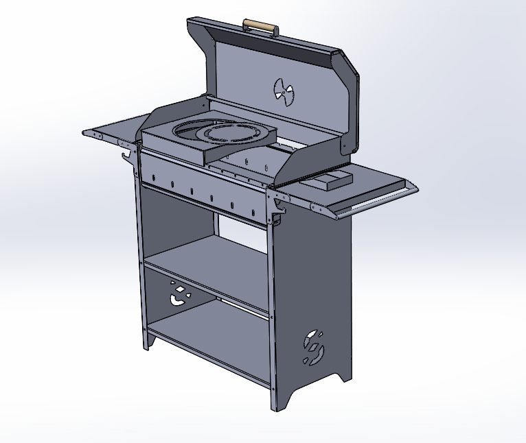 3D модель Мангал-гриль