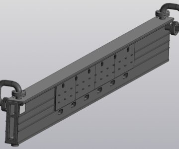 3D модель Балка горелочная