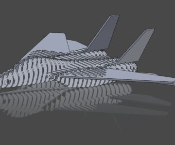 3D модель Модель самолёта F14 Tomcat