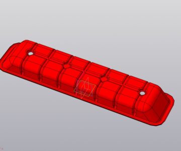 3D модель Крышка клапанная двигателя ЗМЗ-53 и ЗМЗ-66. зав. номер 13-1007230