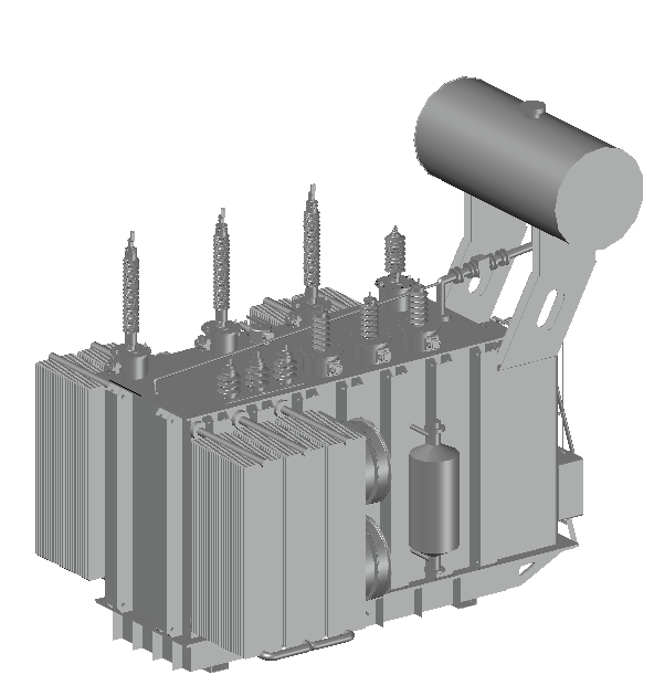 3D модель Трансформатор силовой ТДТН-40000 110/35/10 кВ