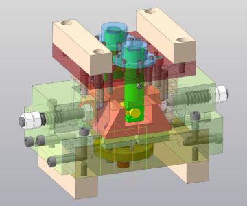 3D модель Двухходовой штамп