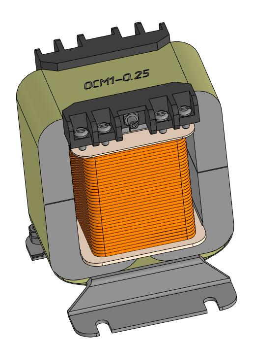3D модель 3D трансформатор ОСМ1-0.25