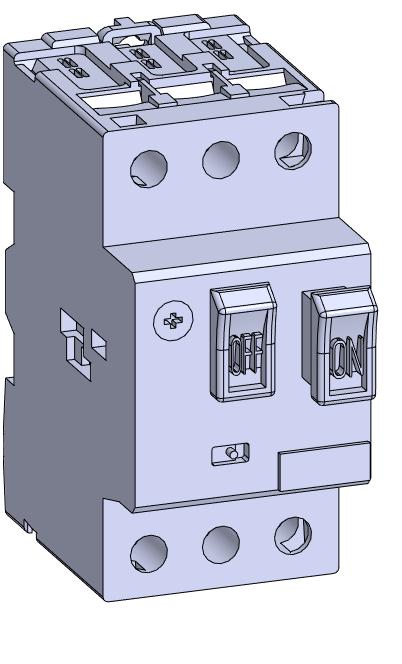 3D модель Автомат защиты двигателя 9-14А АПД-32