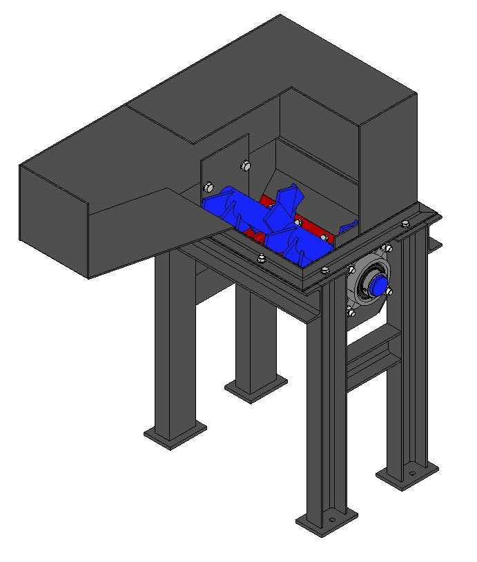 3D модель Мельница для стекла