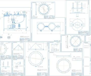 Чертеж Разработка лабораторного стенда для определения прочности днищ методом вакуумной откачки