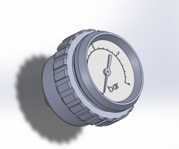 3D модель Манометр Тиммер