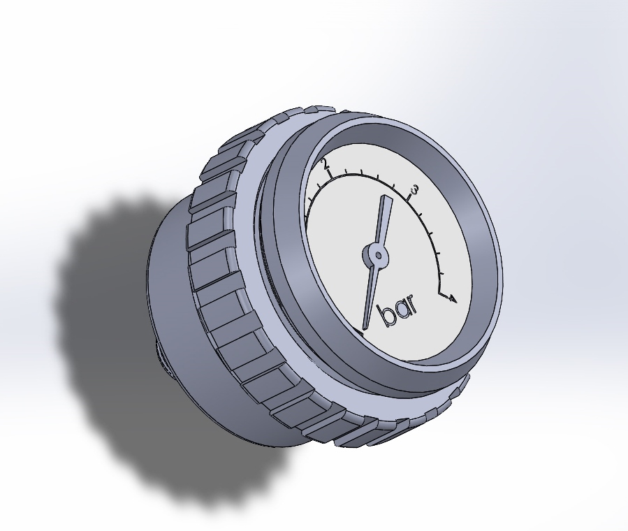 3D модель Манометр Тиммер
