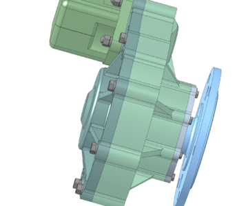 3D модель Привод к станку 16к20 (альтернативный)