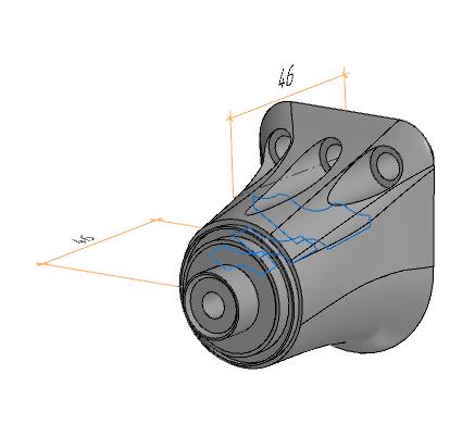 3D модель Держатель ролика