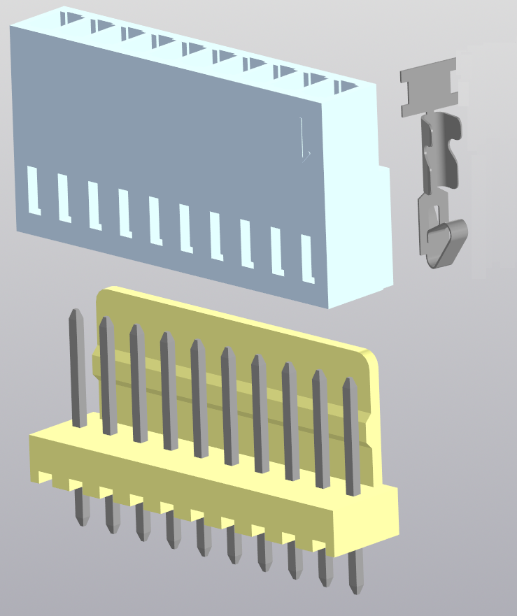 3D модель Разъемы WF-HU