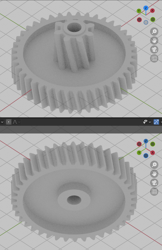 3D модель Главная шестерня мясорубки Kenwood MG600