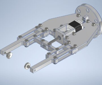 3D модель Челюстной захват для промышленного робота