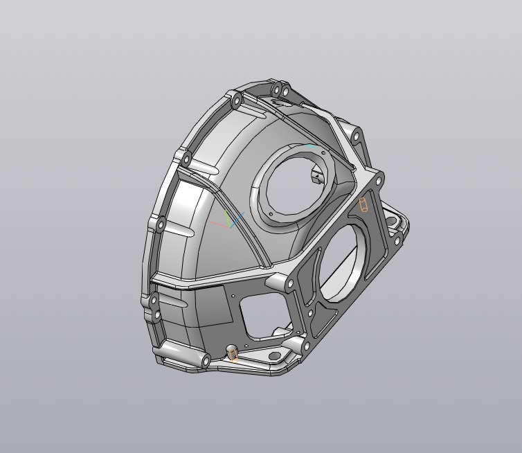 3D модель Картер сцепления 66-160115 автомобилей ГАЗ-53, ГАЗ-66