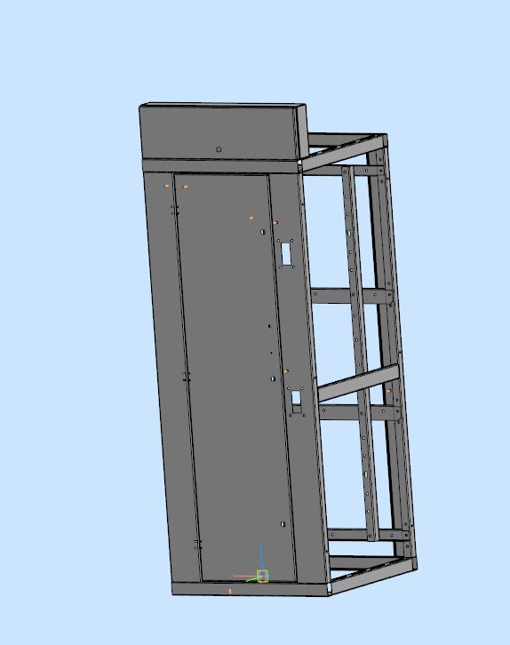 3D модель Ячейка КСО-393